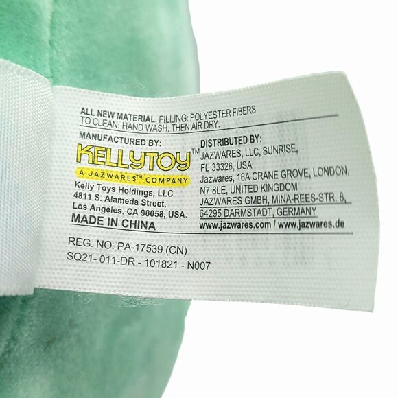 Squishmallow ABE the Bearded Dragon 12" Blue Green Teal Plush Stuffed Animal Toy - Picture 5 of 7